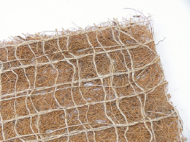 Kokosmulchmatte mit Jute