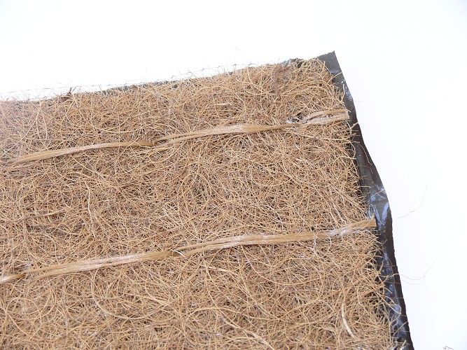 Kokosmatte mit Folie